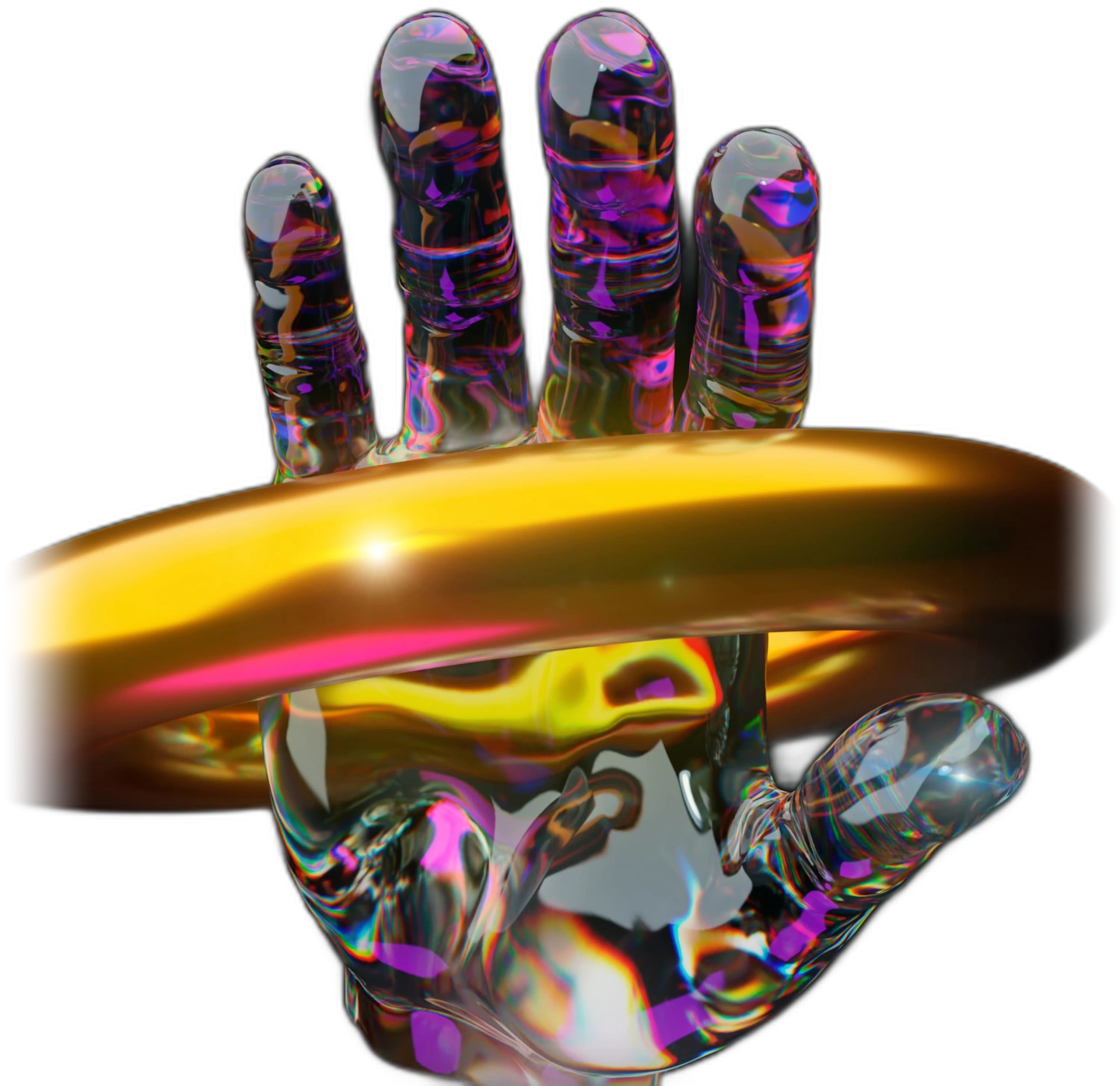 The Inside Perspective — hand with golden ring